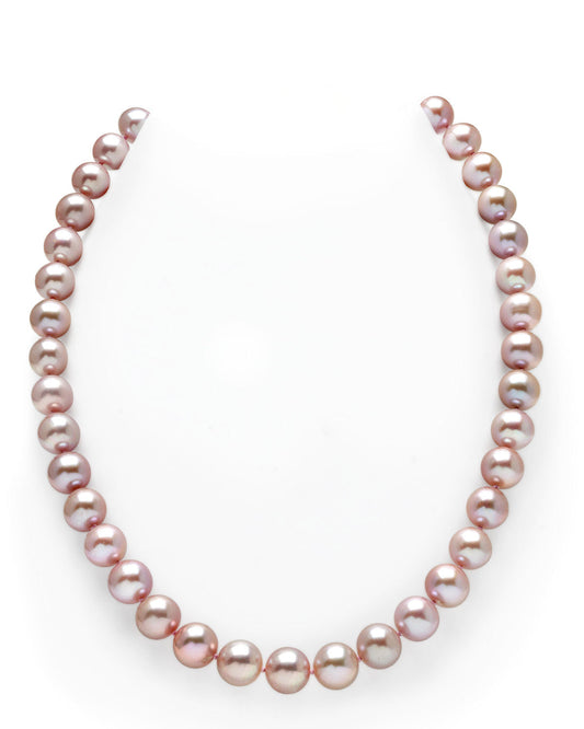 Pink Freshwater Pearl Necklace in AAAA Quality 2