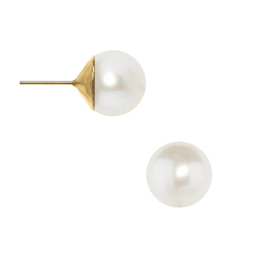 Elegant Pearl Stud Earrings for Everyday Wear