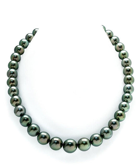 Peacock Tahitian Pearl Necklace in AAAA Quality