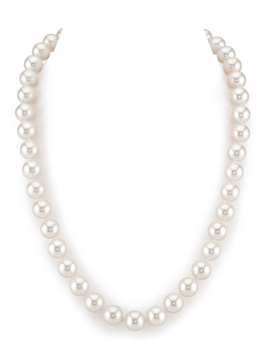 White Freshwater Pearl Necklace in AAAA Quality 2