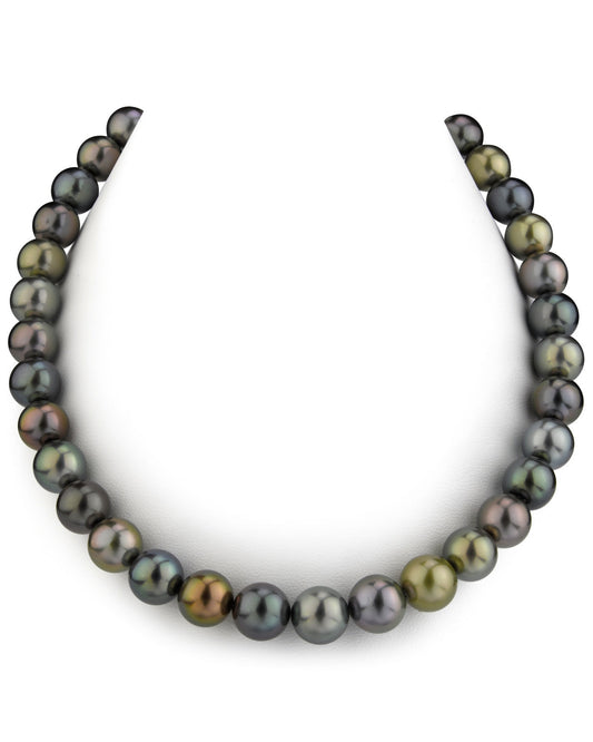 Multi-Color Tahitian Pearl Necklace in AAAA Quality 2