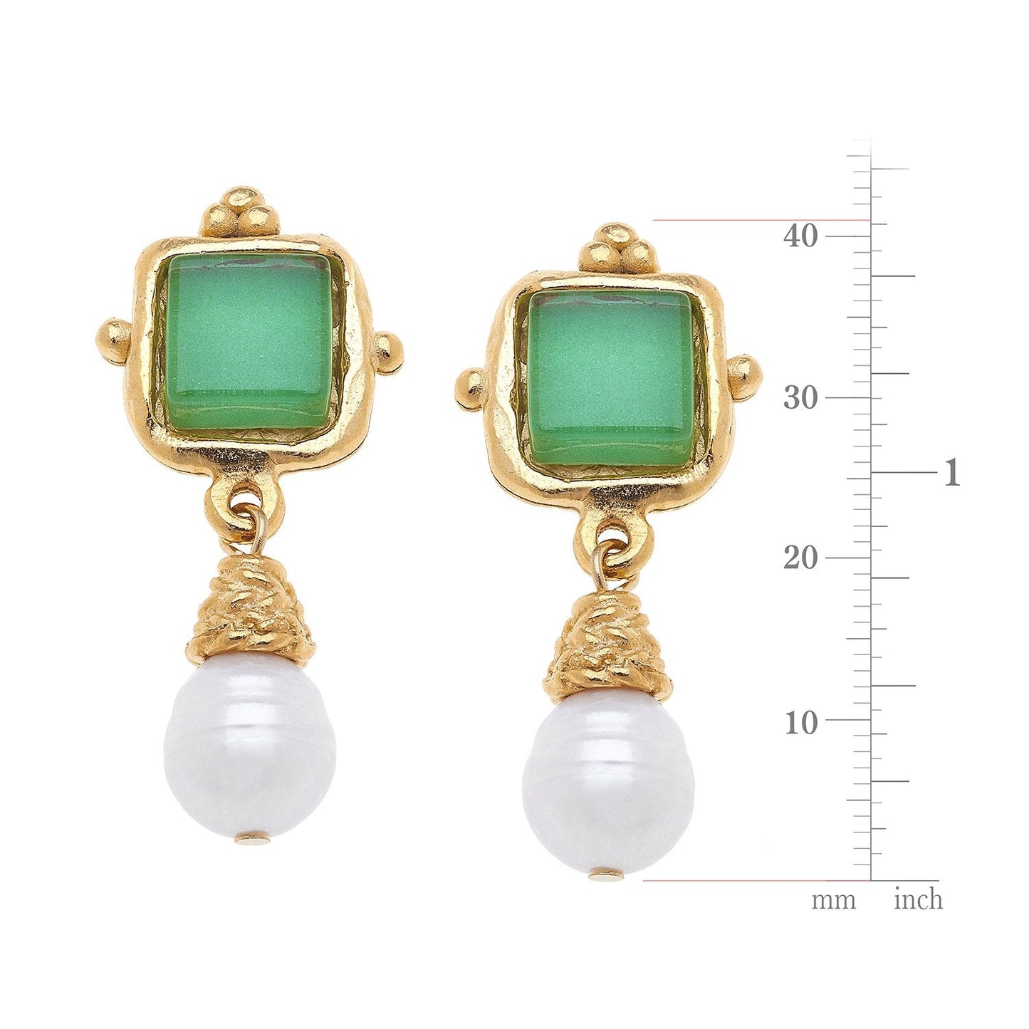 Pearl Drop Earrings in Elegant Design 3