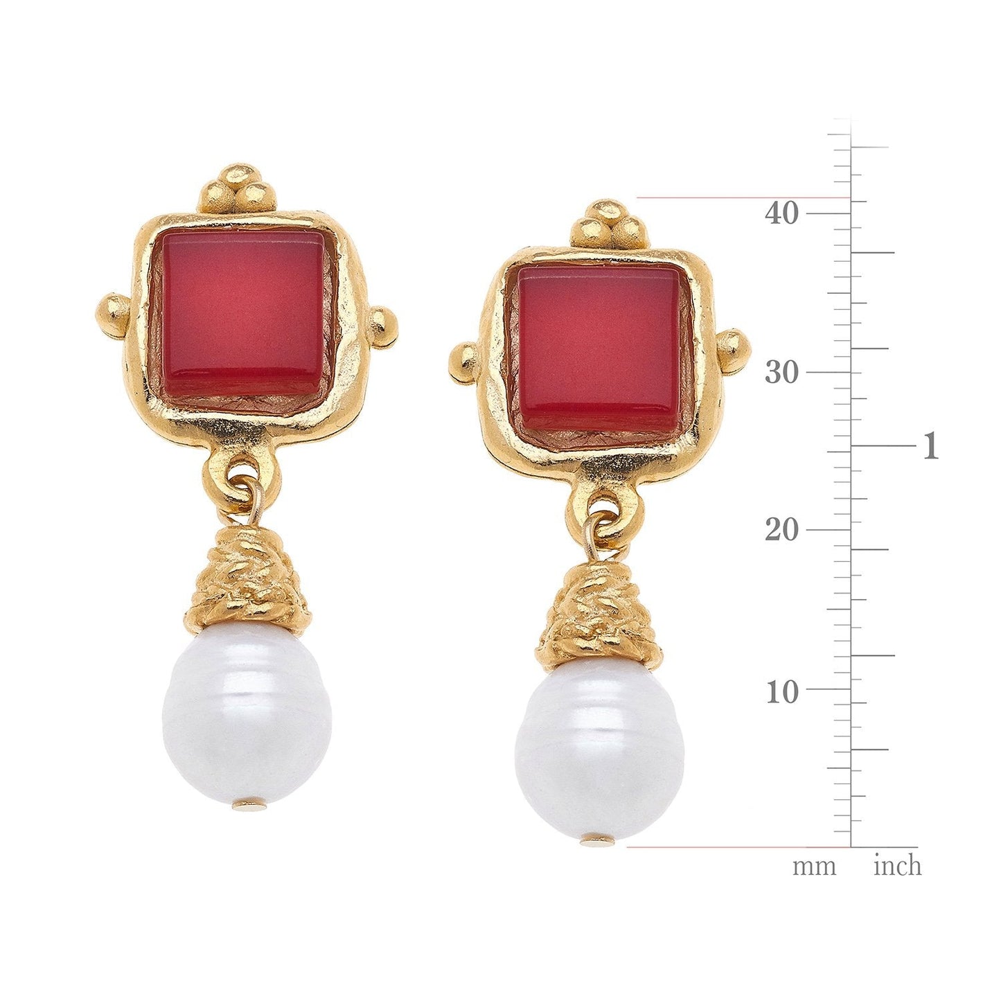 Pearl Drop Earrings in Elegant Design 3