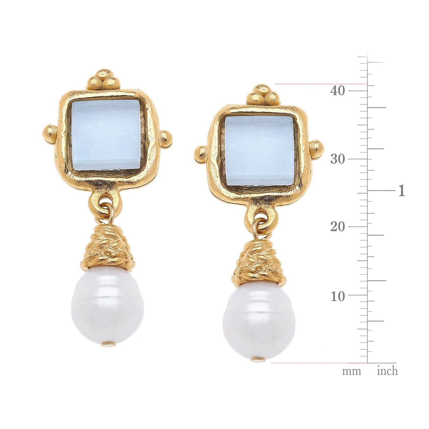 Pearl Drop Earrings in Elegant Design 3