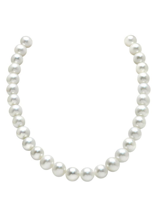 White Freshwater Pearl Necklace 10.5-11.5mm AAAA Quality