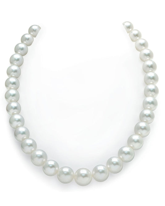 Large White South Sea Pearl Necklace in AAA Quality