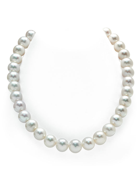 White Freshwater Pearl Necklace in AAA Quality 4