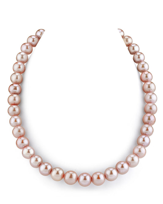 Pink Freshwater Pearl Necklace in AAAA Quality 3