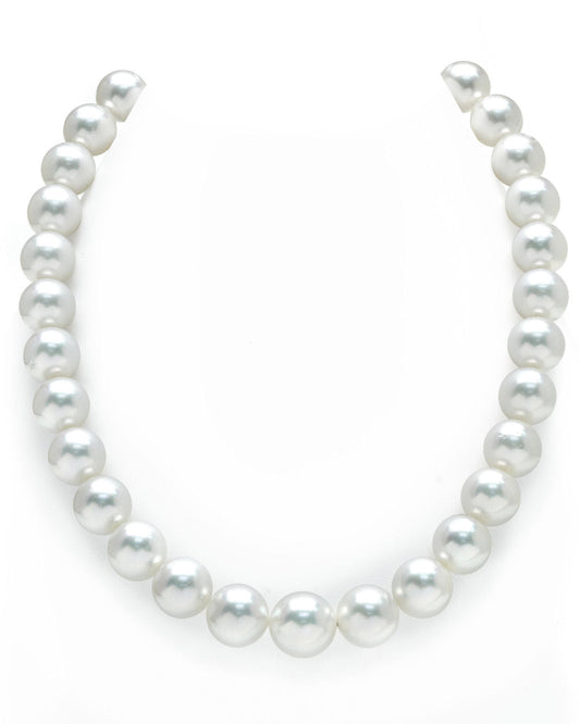 Luxury White South Sea Pearl Necklace in AAA Quality