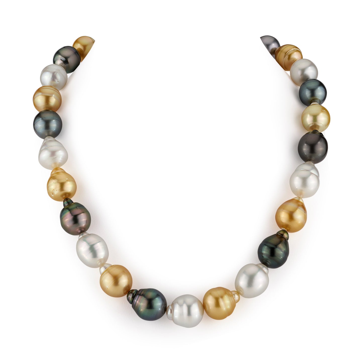 Multicolor Baroque Pearl Necklace in AAA Quality