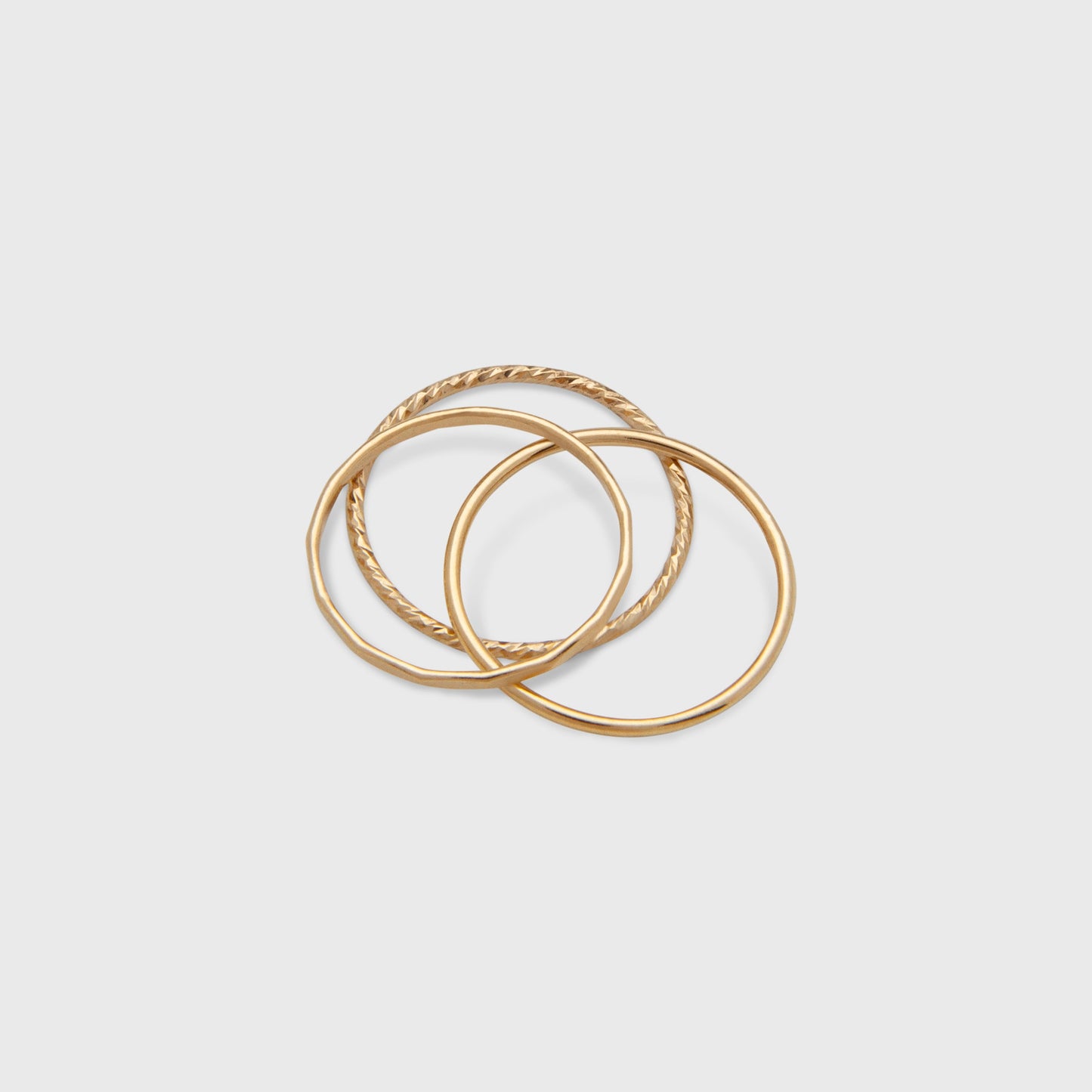 Dainty Silver Stacking Ring Set