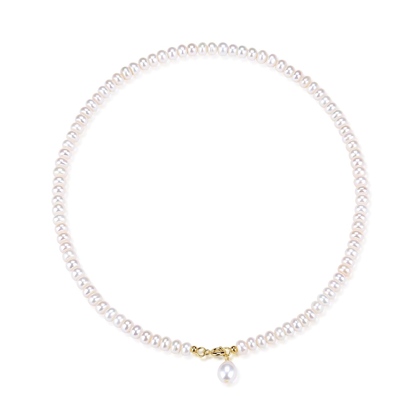 Natural Rice Pearls Necklace for Elegant Style