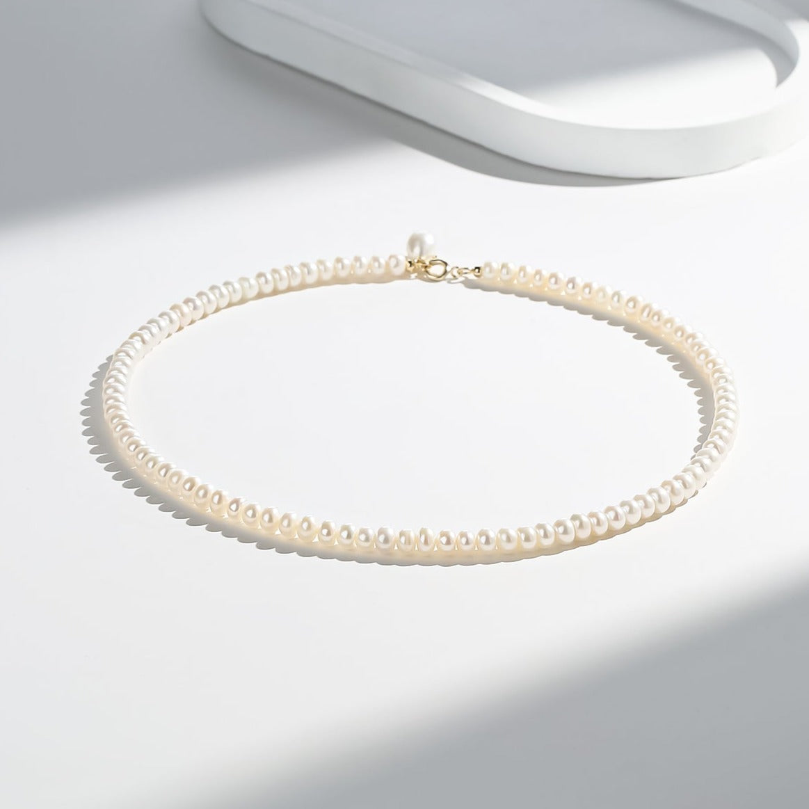 Natural Rice Pearls Necklace for Elegant Style