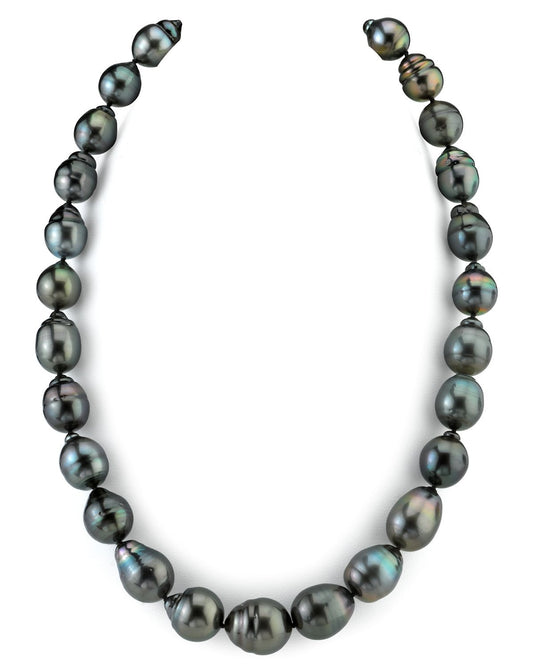 Baroque Pearl Necklace in Tahitian Style