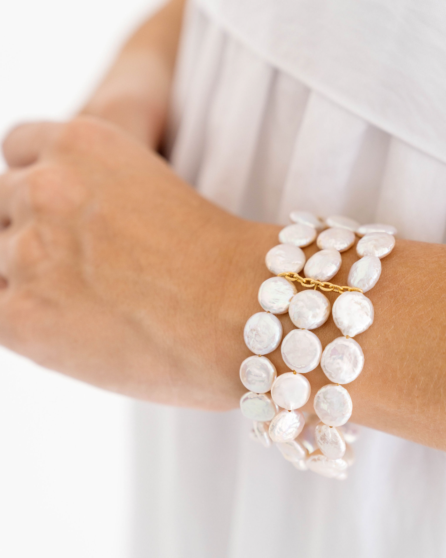 Pearl Row Bracelet