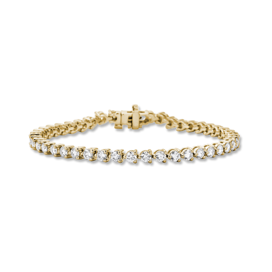 Lab-Created Tennis Bracelet with Four to Five Carats