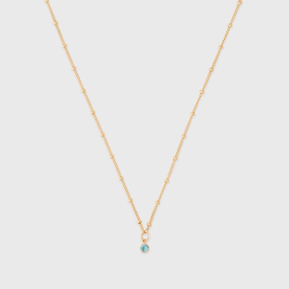 Colorful Birthstone Pendant Necklace for Everyday Wear