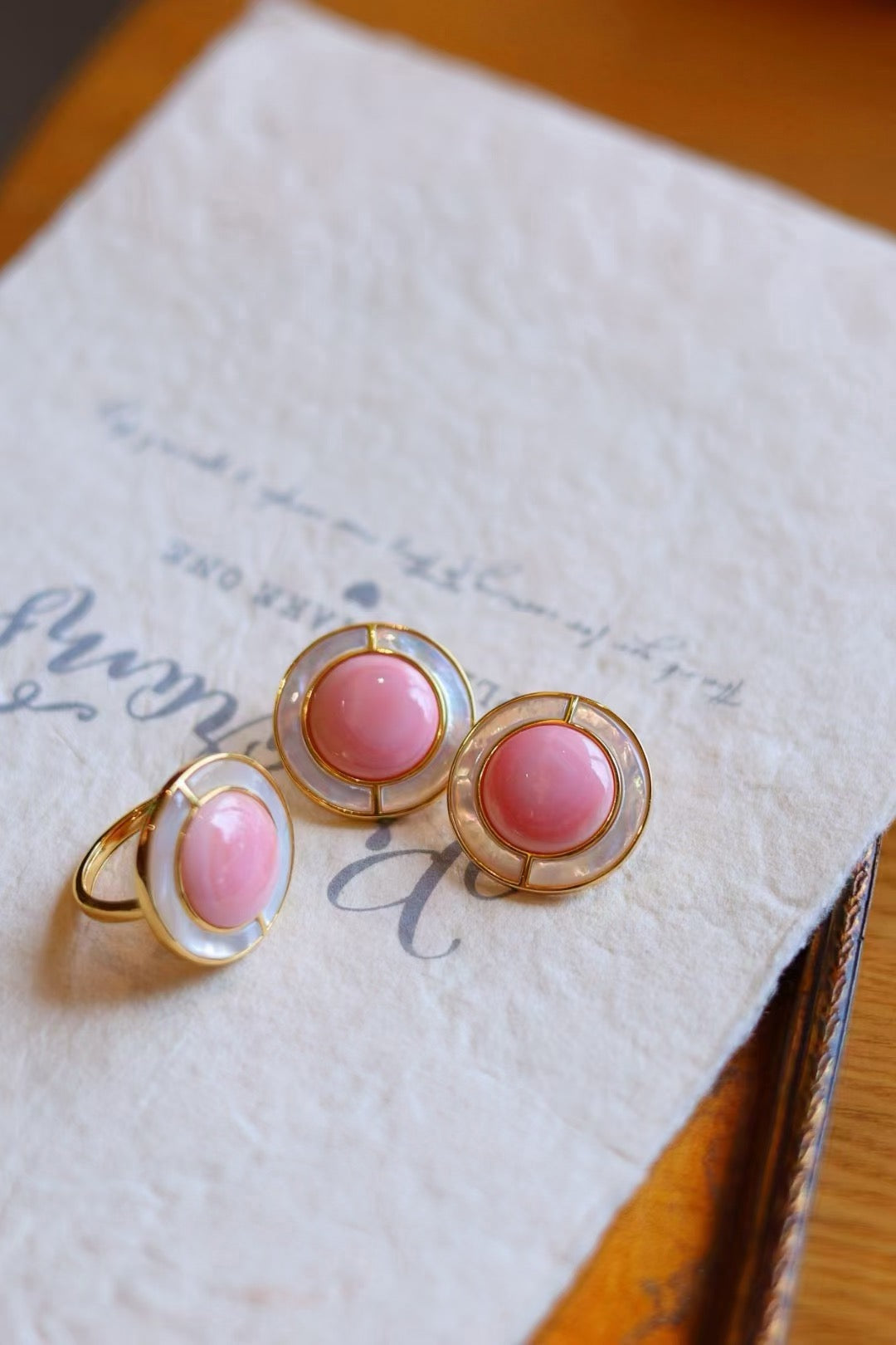 Pink Conch Shell Pearl Earrings for Women