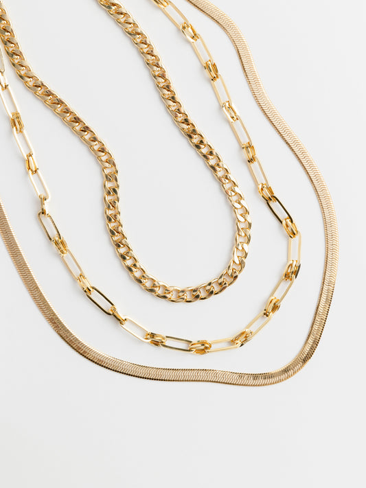 Chunky Gold Jewelry Set for Stylish Accessories