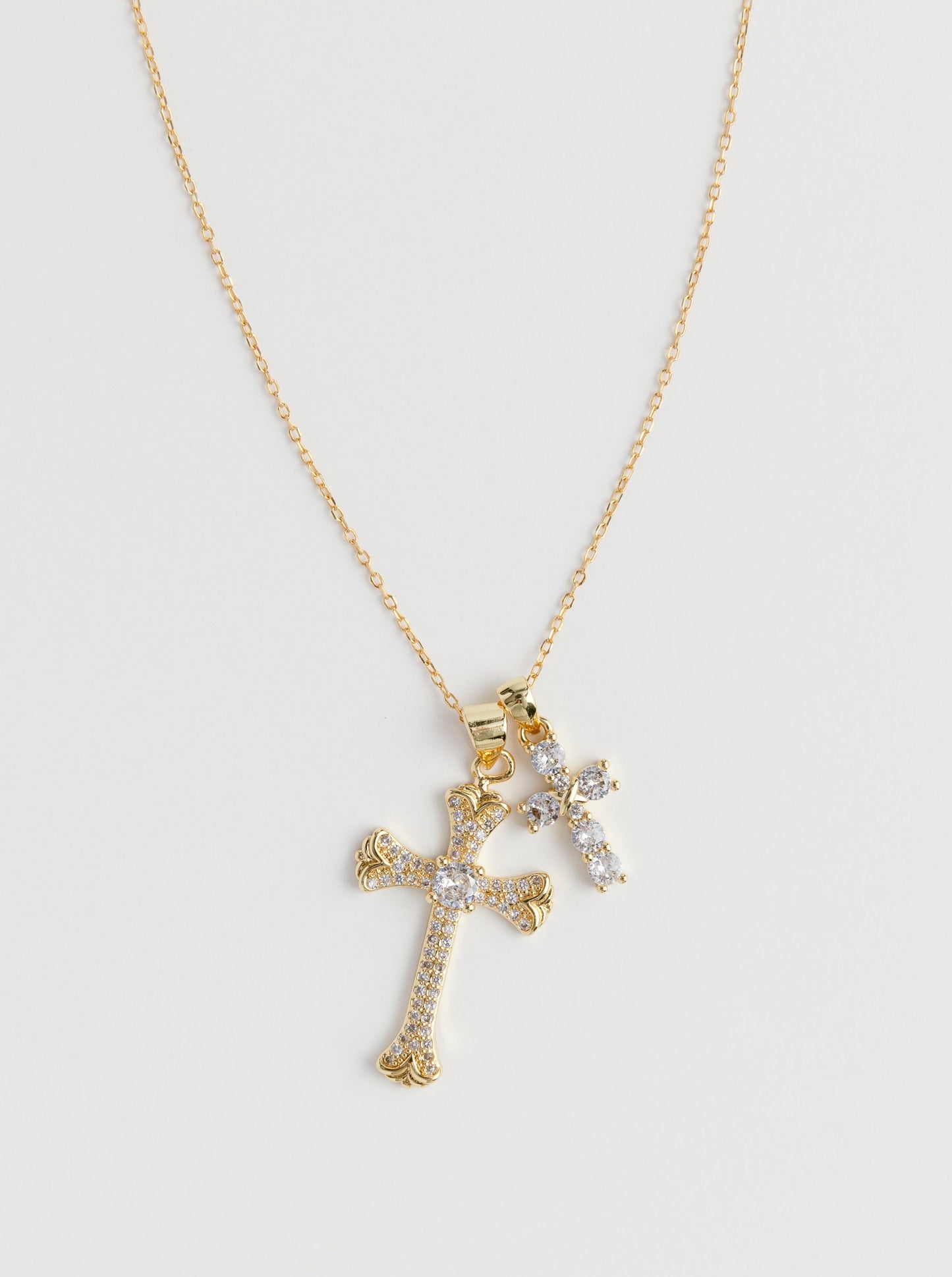 Double Cross Style Chain Accessory