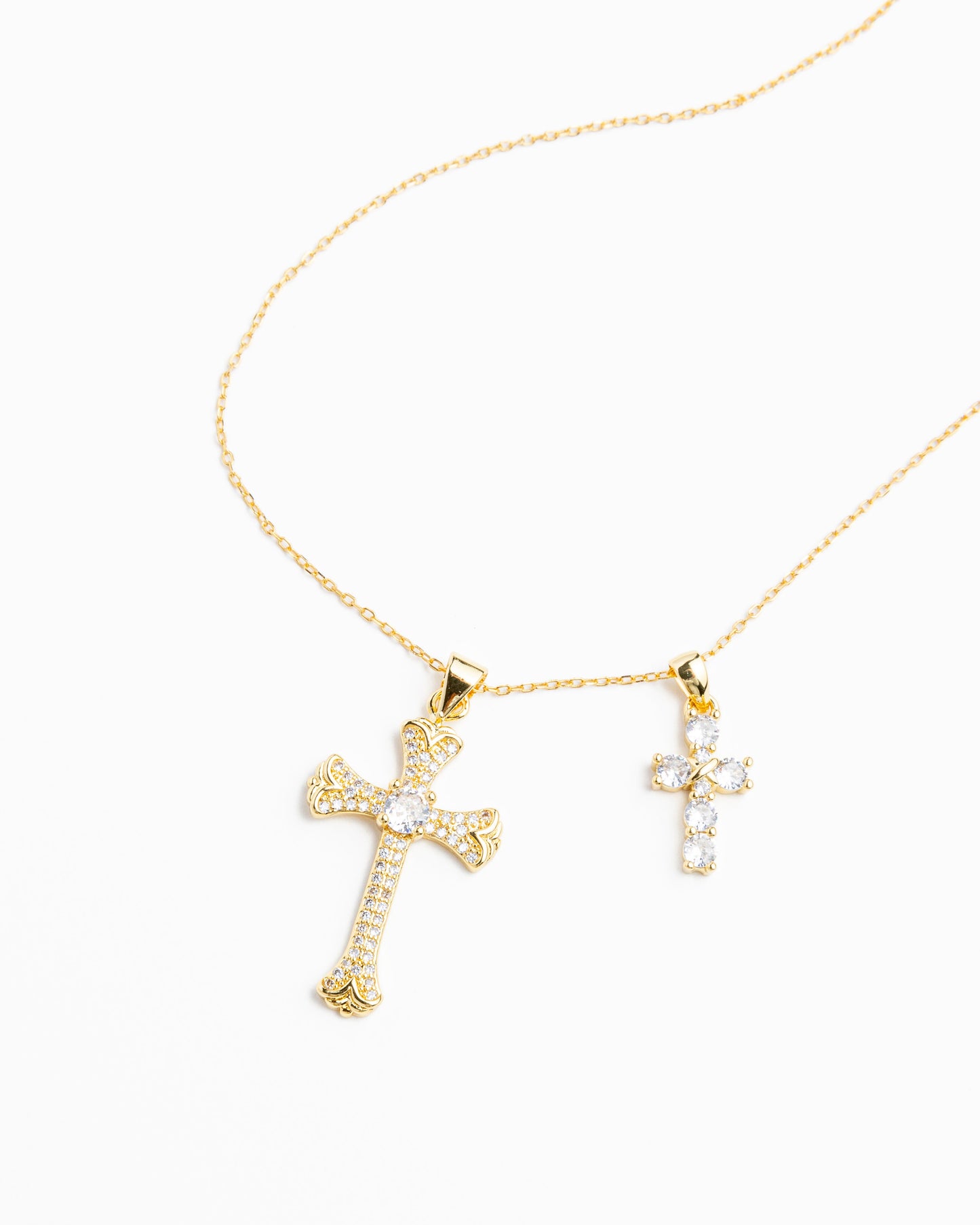 Double Cross Style Chain Accessory