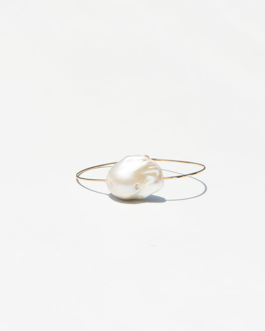 Large Baroque Pearl Cuff Bracelet for Women