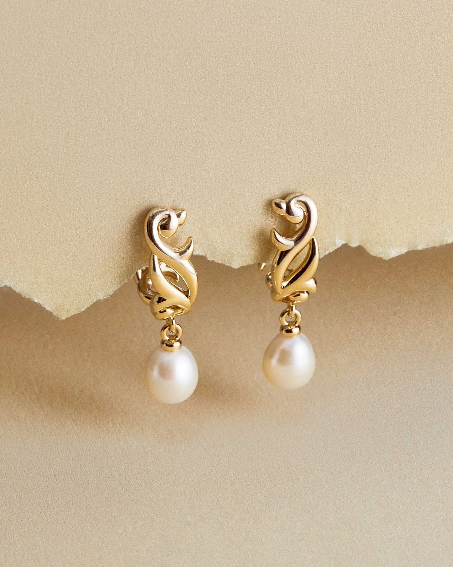 Arabesque Hoop Earrings