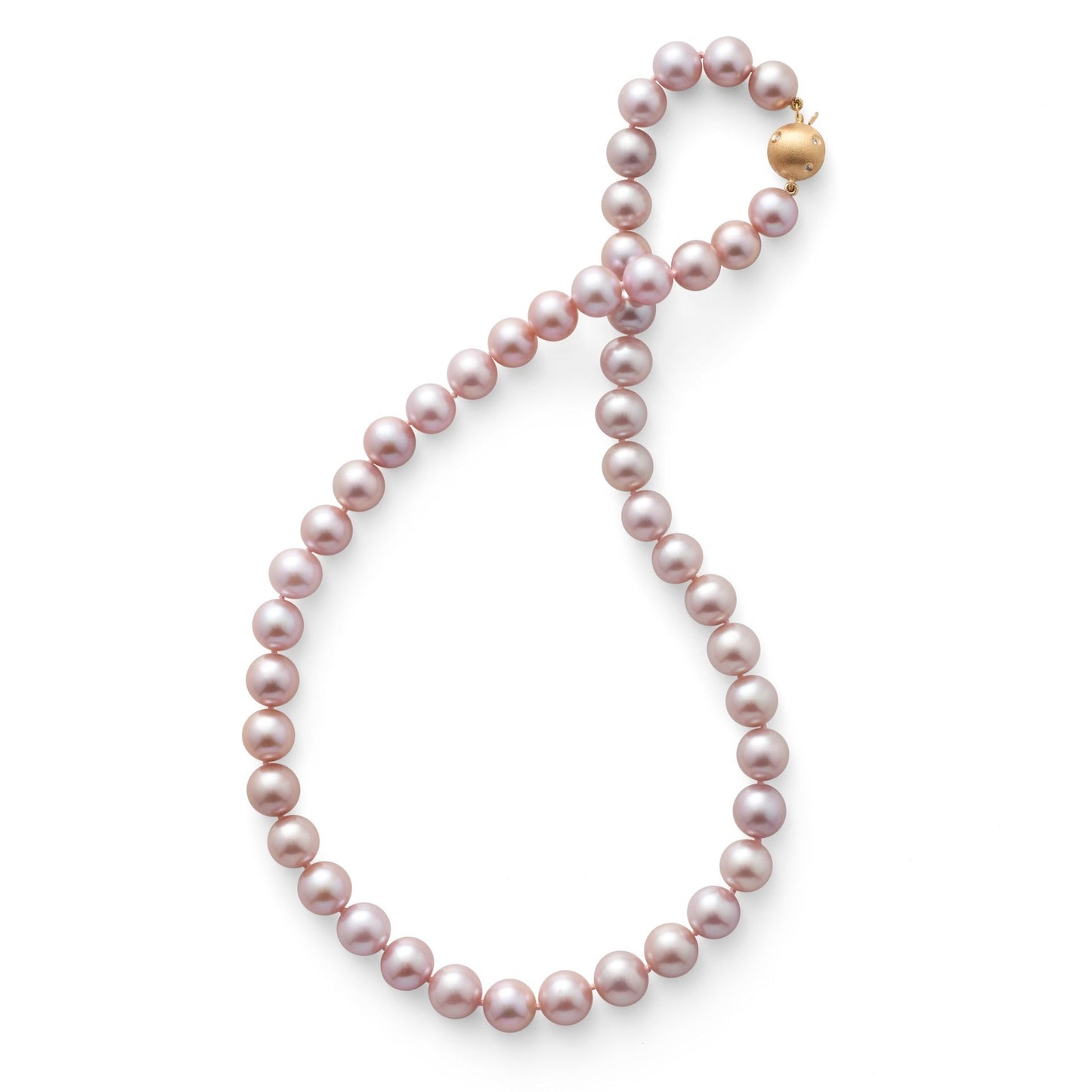 Pink Pearl Necklace 8.5mm Elegant Design