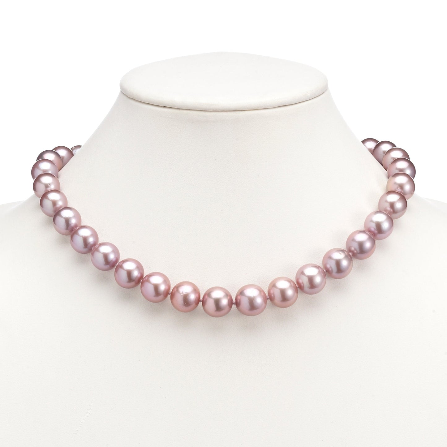 Pink Pearl Necklace 8.5mm Elegant Design