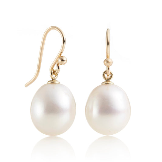 Elegant White Pearl Drop Earrings for All Occasions