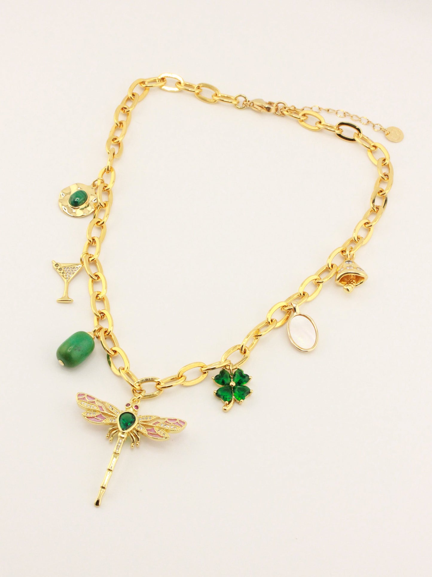 Emerald Charm Necklace for Stylish Wear