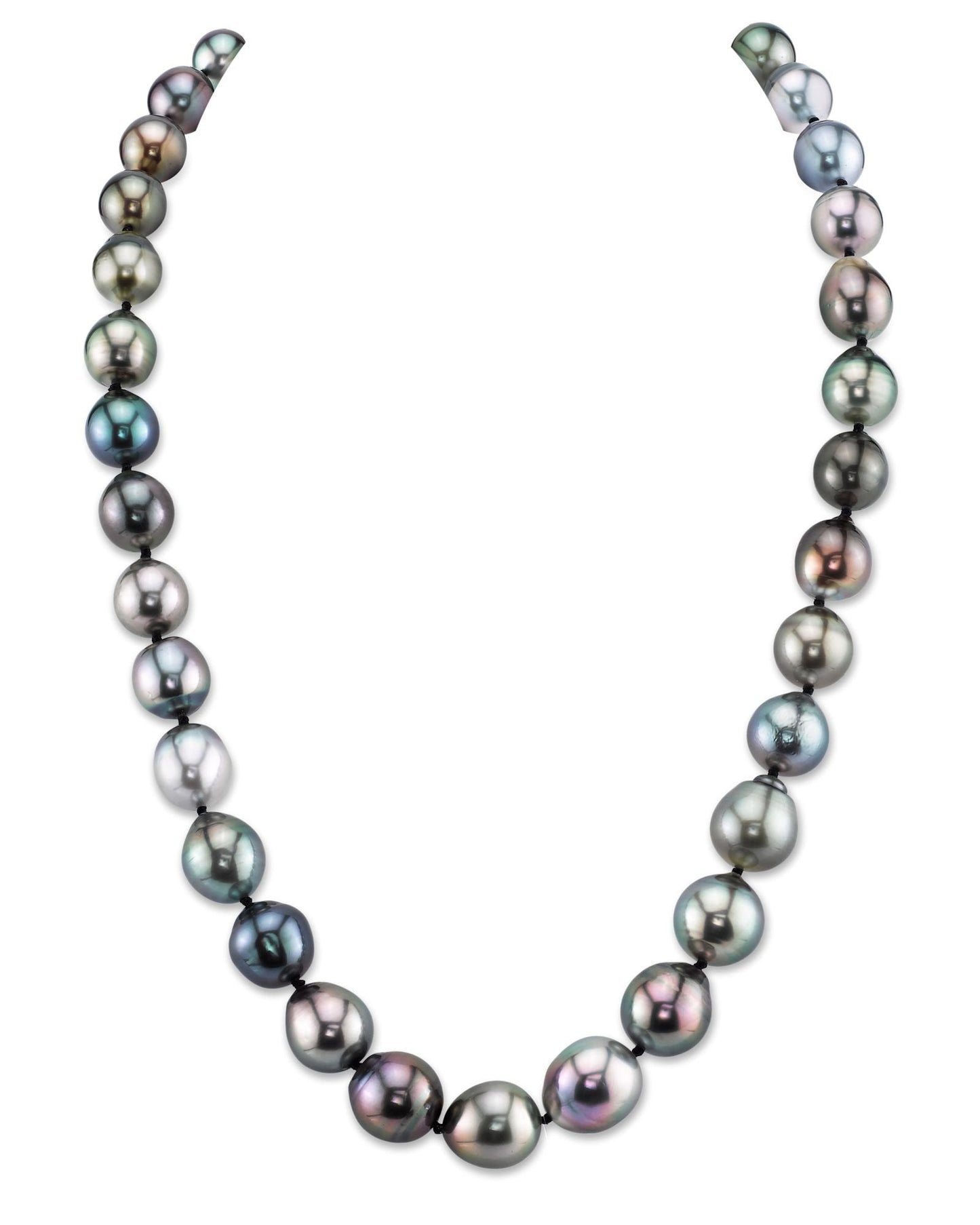 Multi-Color Baroque Pearl Necklace in Various Sizes