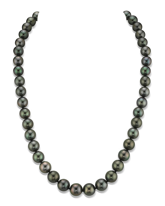 Black Tahitian Pearl Necklace in AAAA Quality 2