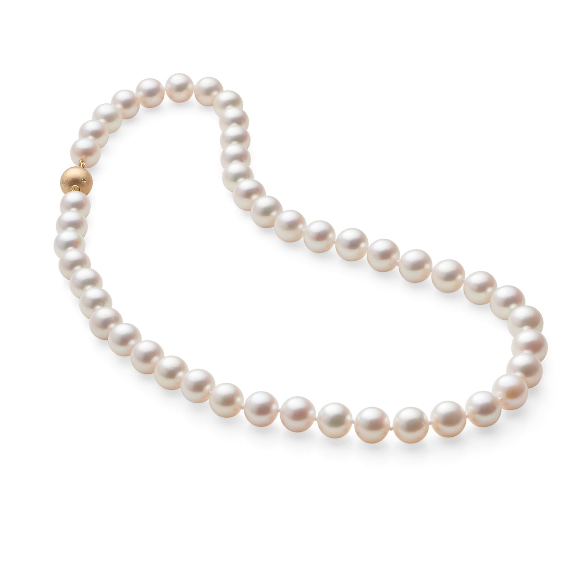 Elegant 8.5mm White Pearl Necklace for Women