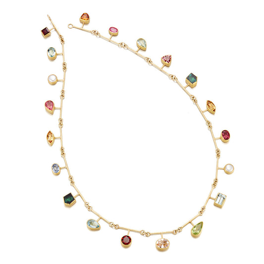 Colorful Gemstone Necklace