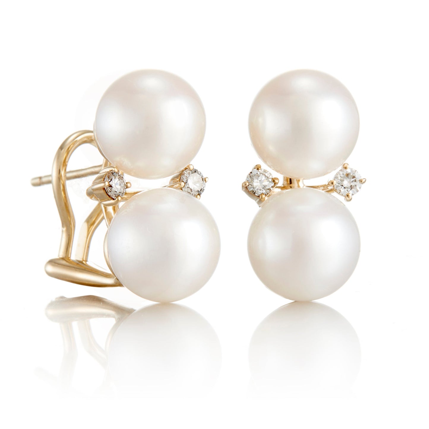 Pearl and Diamond Earrings for Elegant Style