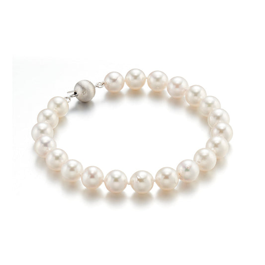 White Akoya Pearl Bracelet 7.5mm