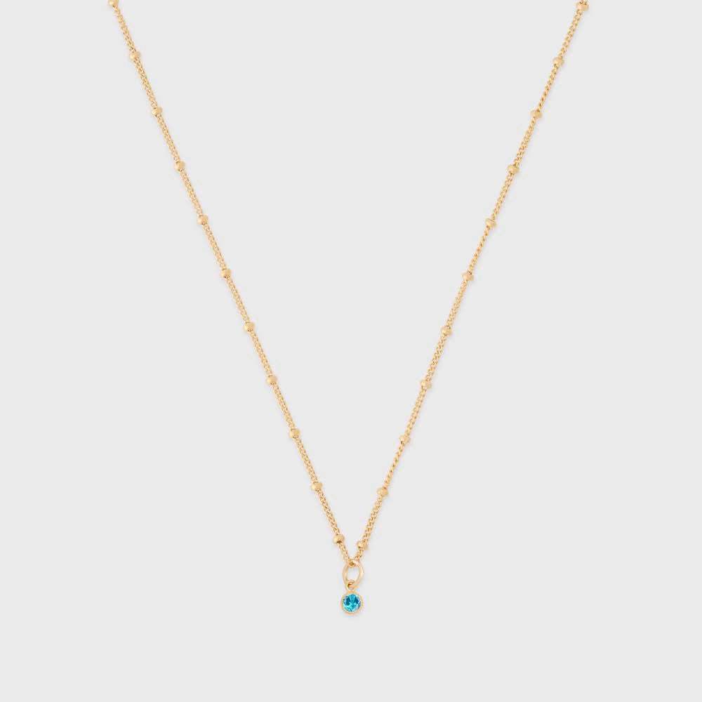 Colorful Birthstone Pendant Necklace for Everyday Wear