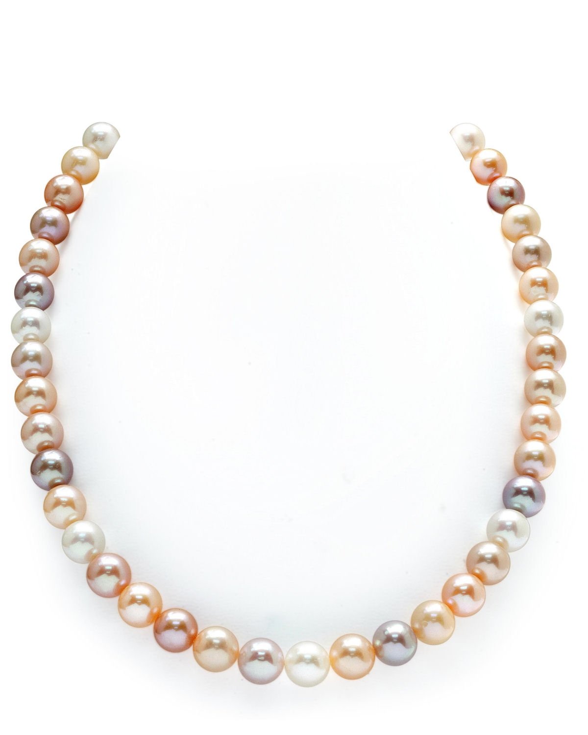 Multicolor Freshwater Pearl Necklace 8.0-8.5mm AAA Quality