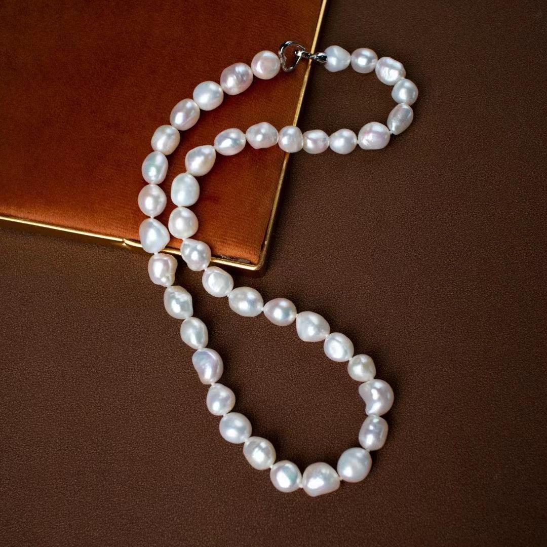 Baroque Pearl Necklace in 9-10mm Size