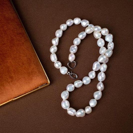 Baroque Pearl Necklace in 9-10mm Size