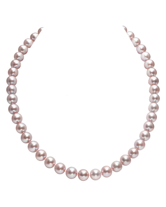 Pink Freshwater Pearl Necklace in AAA Quality 4