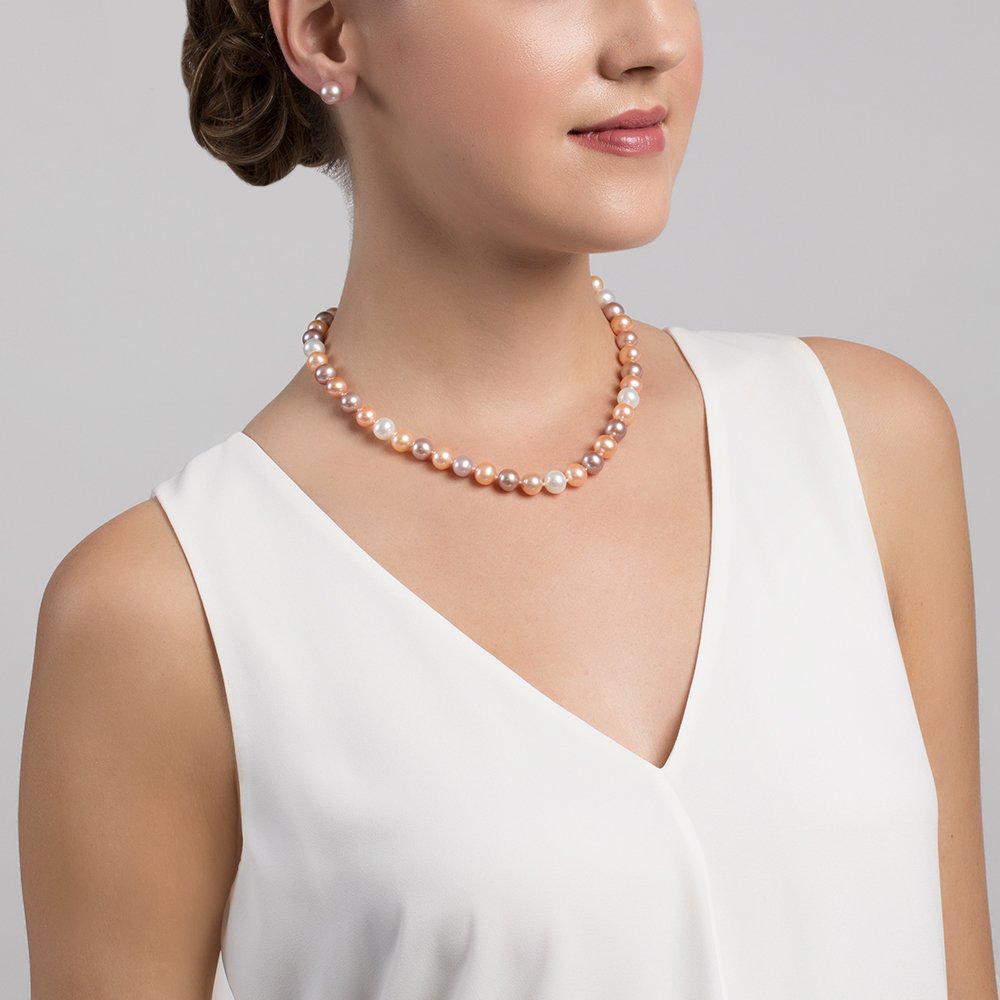 Multicolor Freshwater Pearl Necklace in AAAA Quality