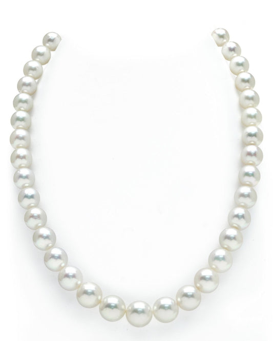 South Sea Pearl Necklace in White, 9.0-11.0mm