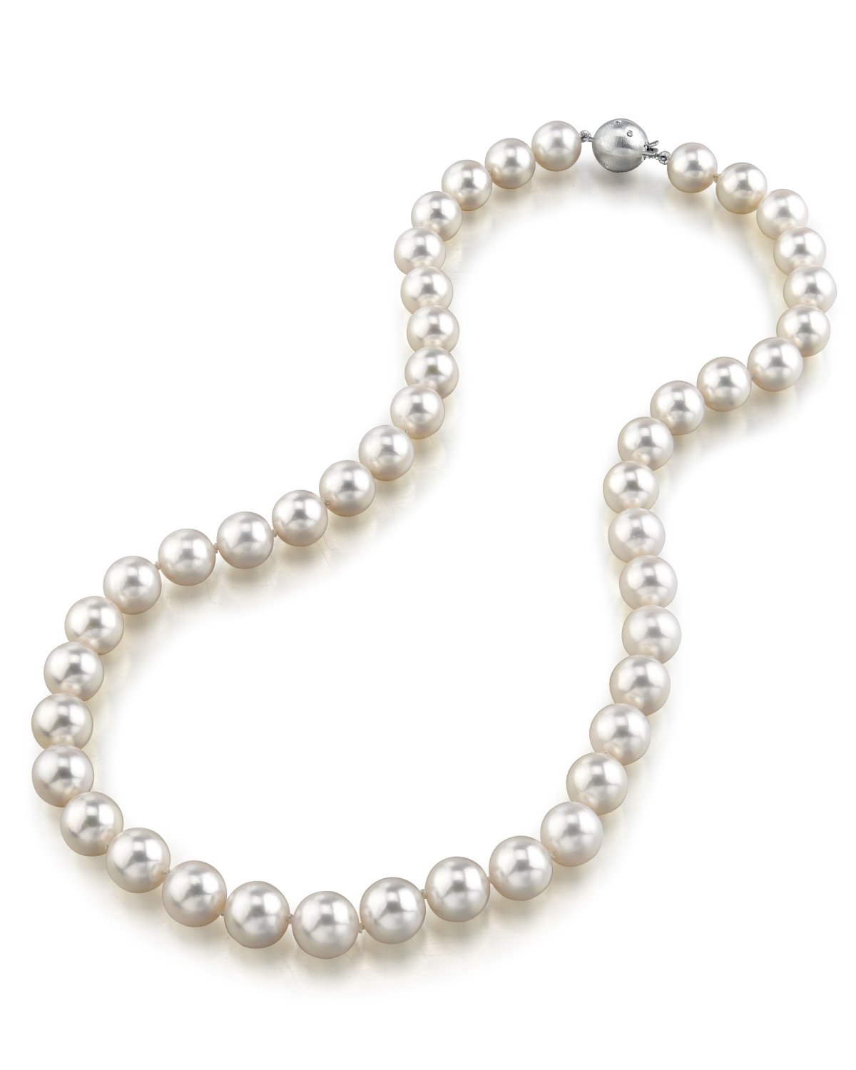 Elegant White Akoya Pearl Necklace in AA+ Quality 2