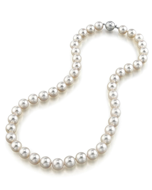 Elegant White Akoya Pearl Necklace in AA+ Quality 2