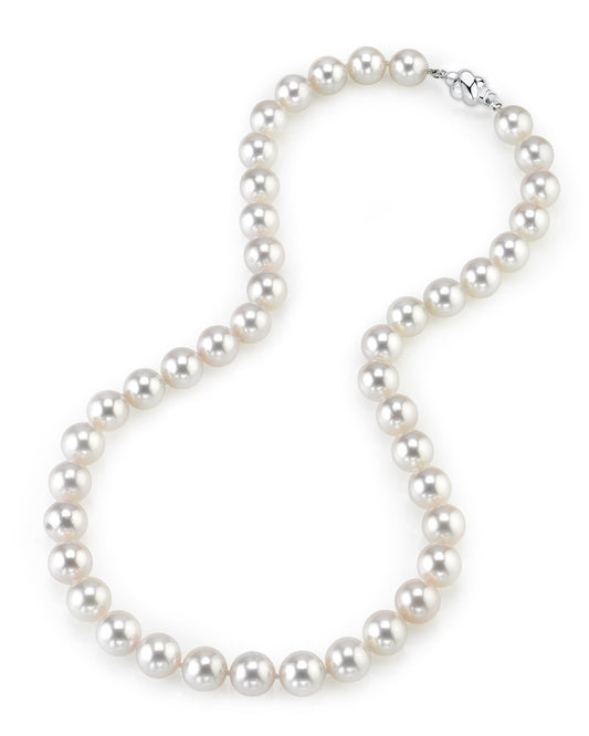 Akoya Pearl Necklace in White 9.5-10mm AAA Quality