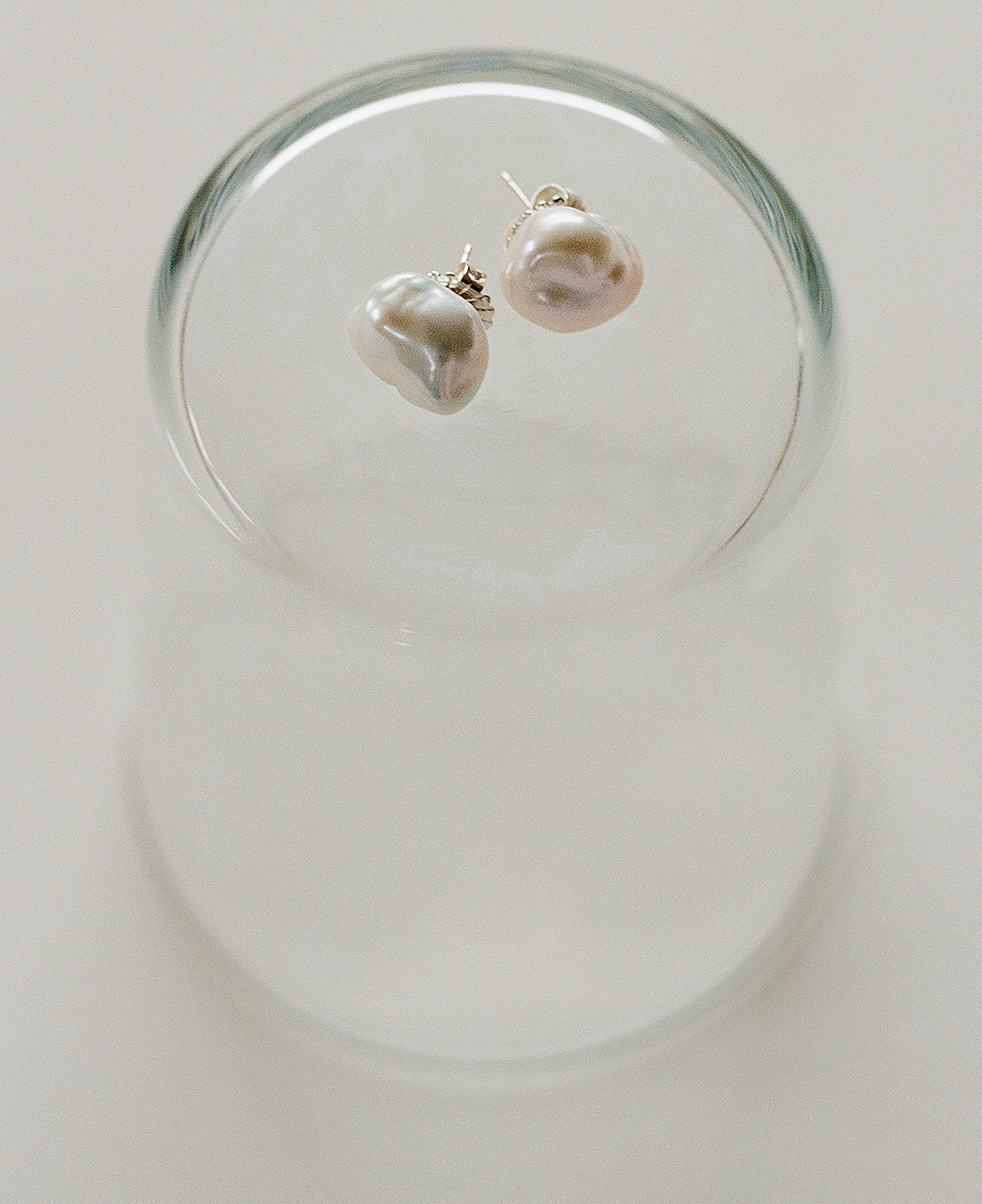 Baroque Pearl Stud Earrings