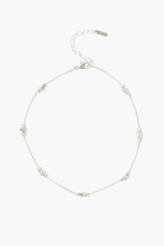 Silver Anklet for Stylish Footwear Accessory