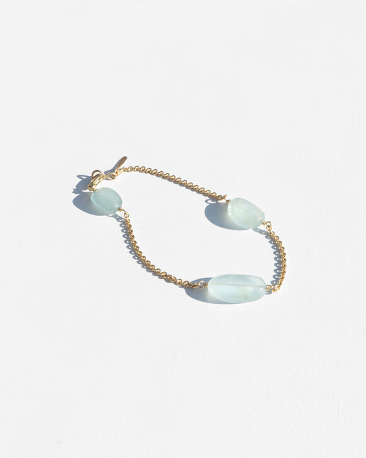 14K Gold Verre Chain Bracelet for Everyday Wear